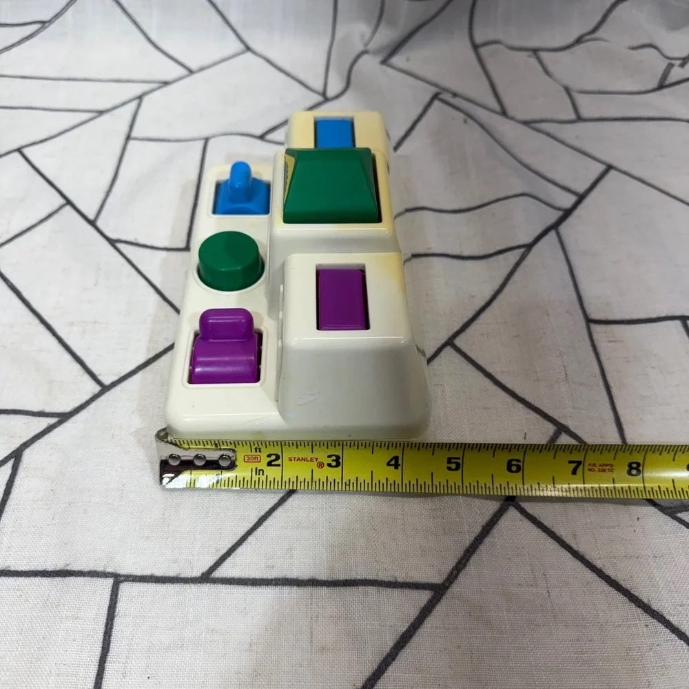 Playskool Barney Pop Up Toy OS White 1991 Vintage Character Activity Toy